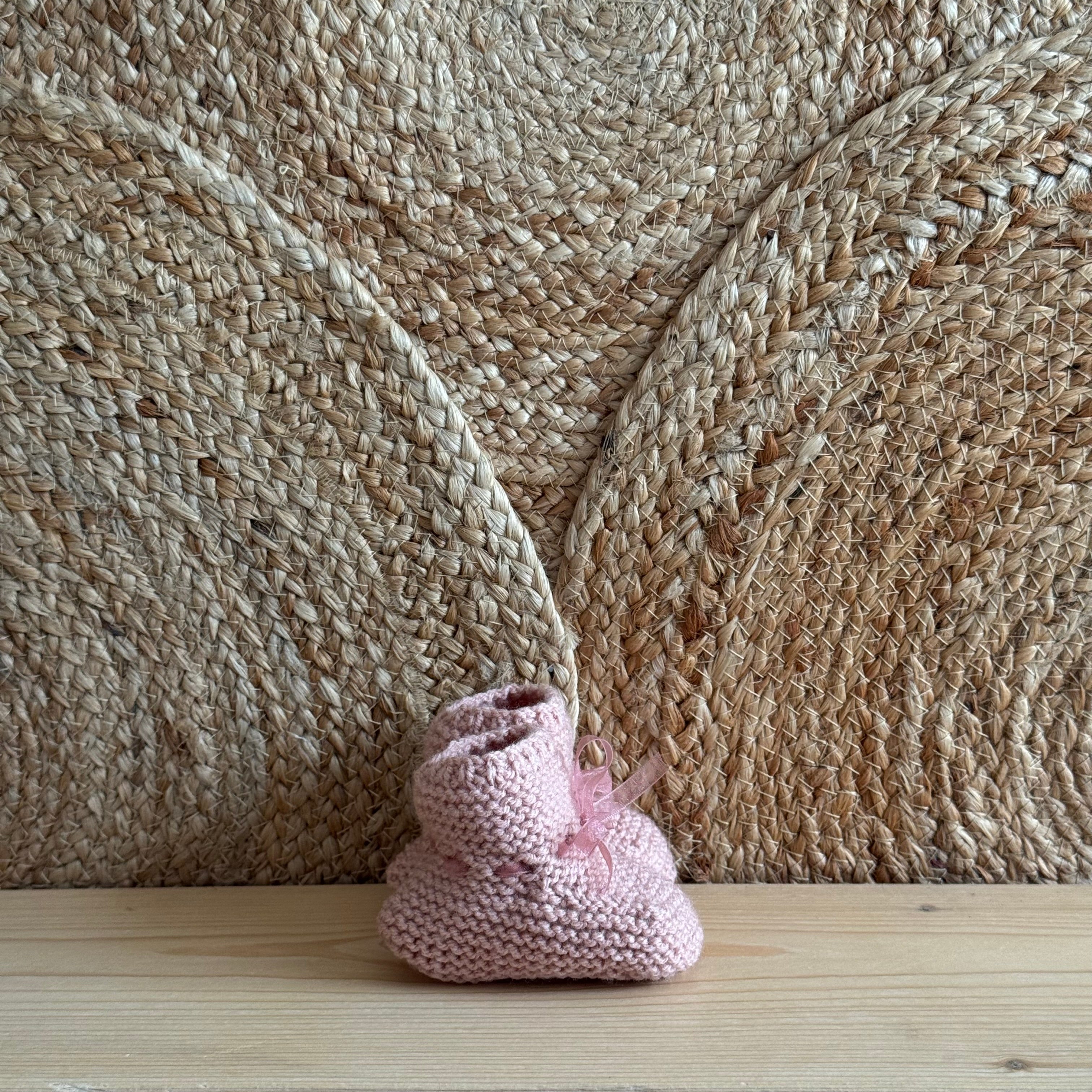 Chaussons rose à lacets transparent