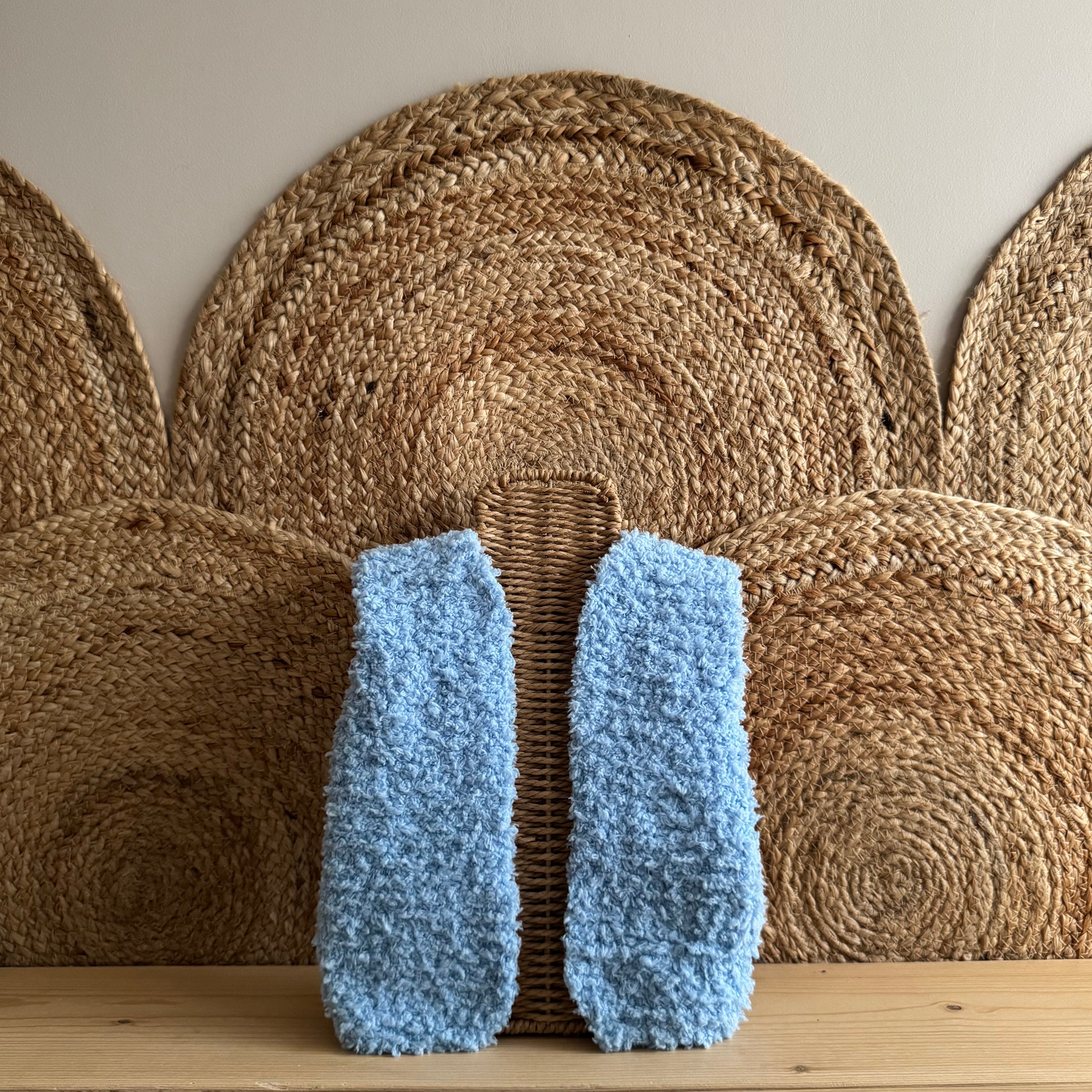 Gilet de berger bleu clair