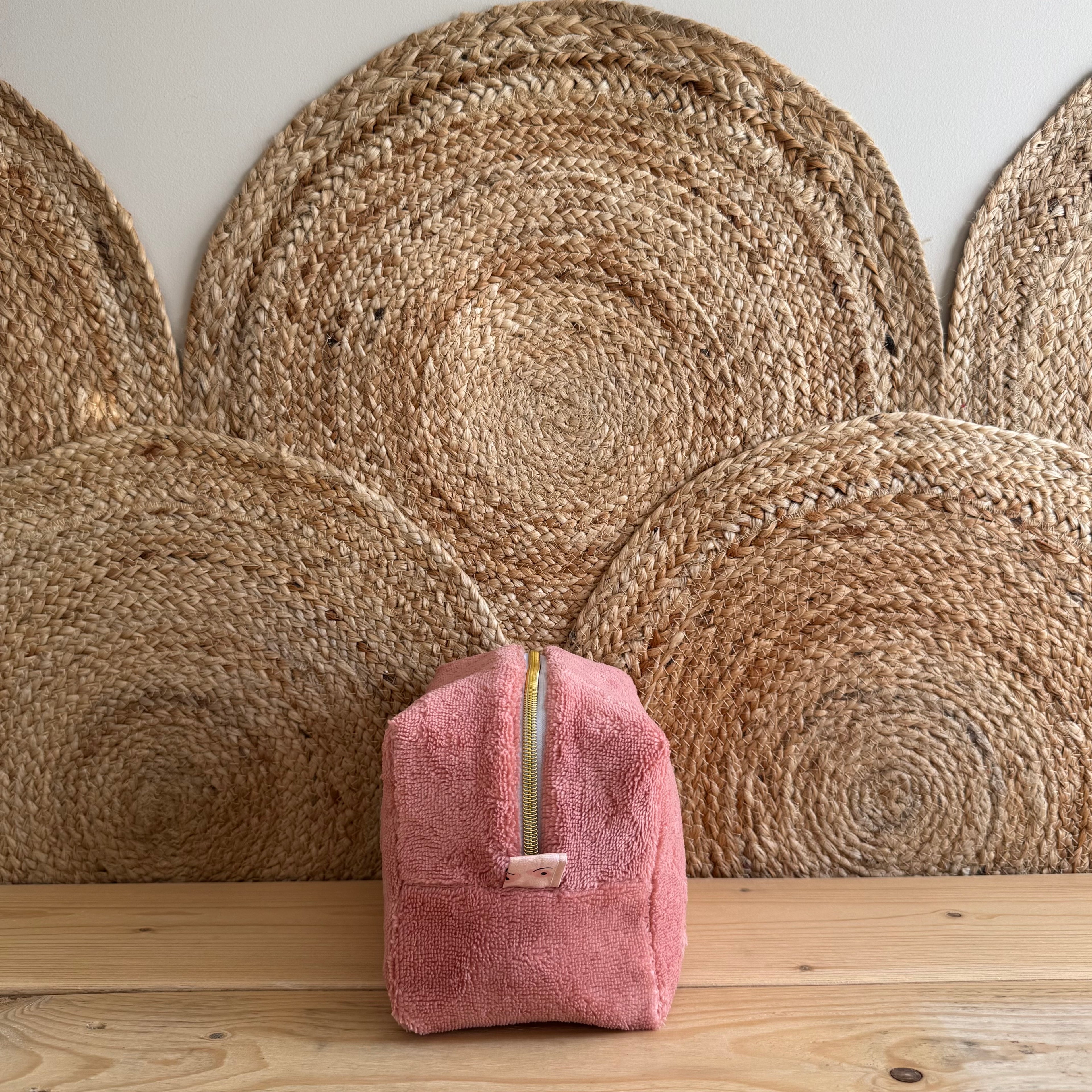 Trousse de toilette corail octobre rose